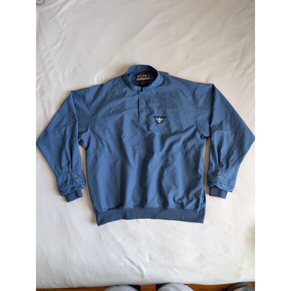 ZERO Restriction Golf Jacket Pullover Mens XL 1/4 Snap Light Weight Windbreaker - Picture 1 of 10